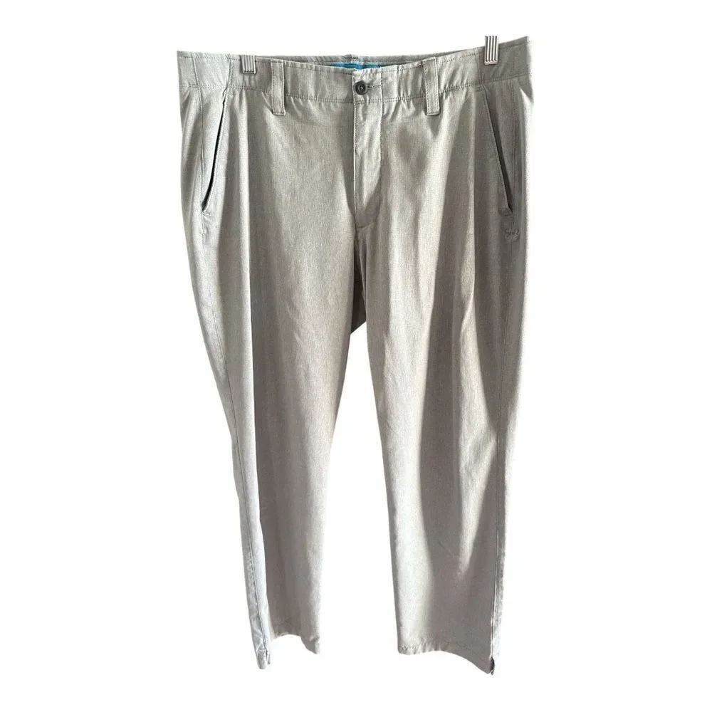 Men's Gray Under Armour Pants 36/32 Match Play  Golf Pants